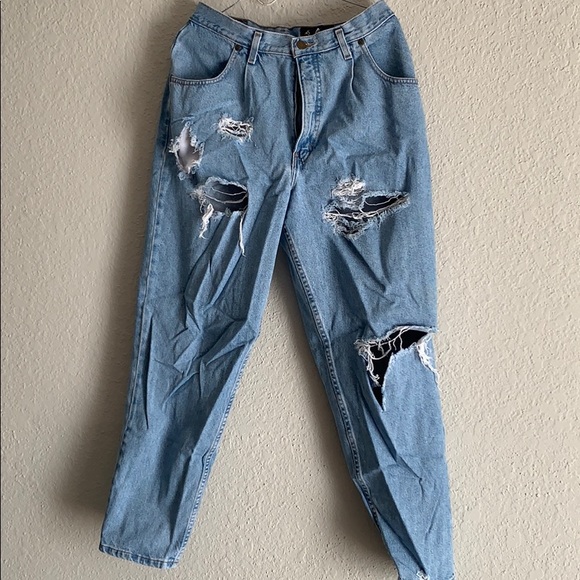 Eddie Bauer Pants - Distressed high waisted jeans Eddie Bauer Pants - Distressed high waisted jeans